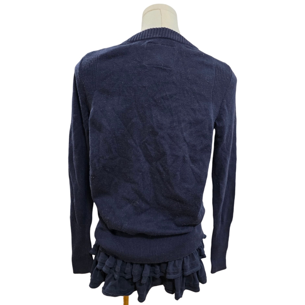 Abercrombie vintage navy pullover sweater crewneck - Picture 3 of 6